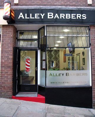 Alley Barbers Exterior